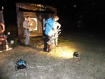 Photos prises pendant la séance de tir de nuit du 9 juillet 2011